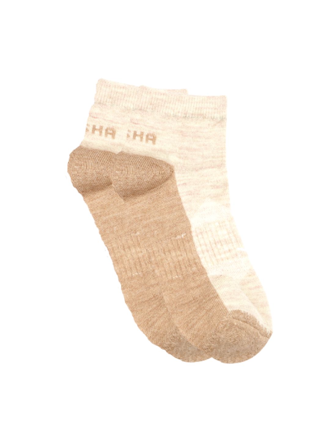 Cushioned No Blister Merino Wool Skin Fawn Ankle Socks | Women